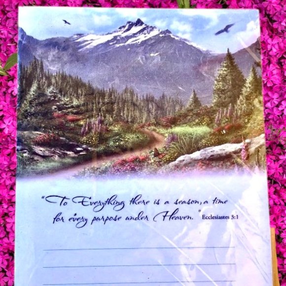 Inspirational Note Pad 100 Sheets Bible TO EVERYTHING THERE IS A SEASON New - Picture 8 of 11
